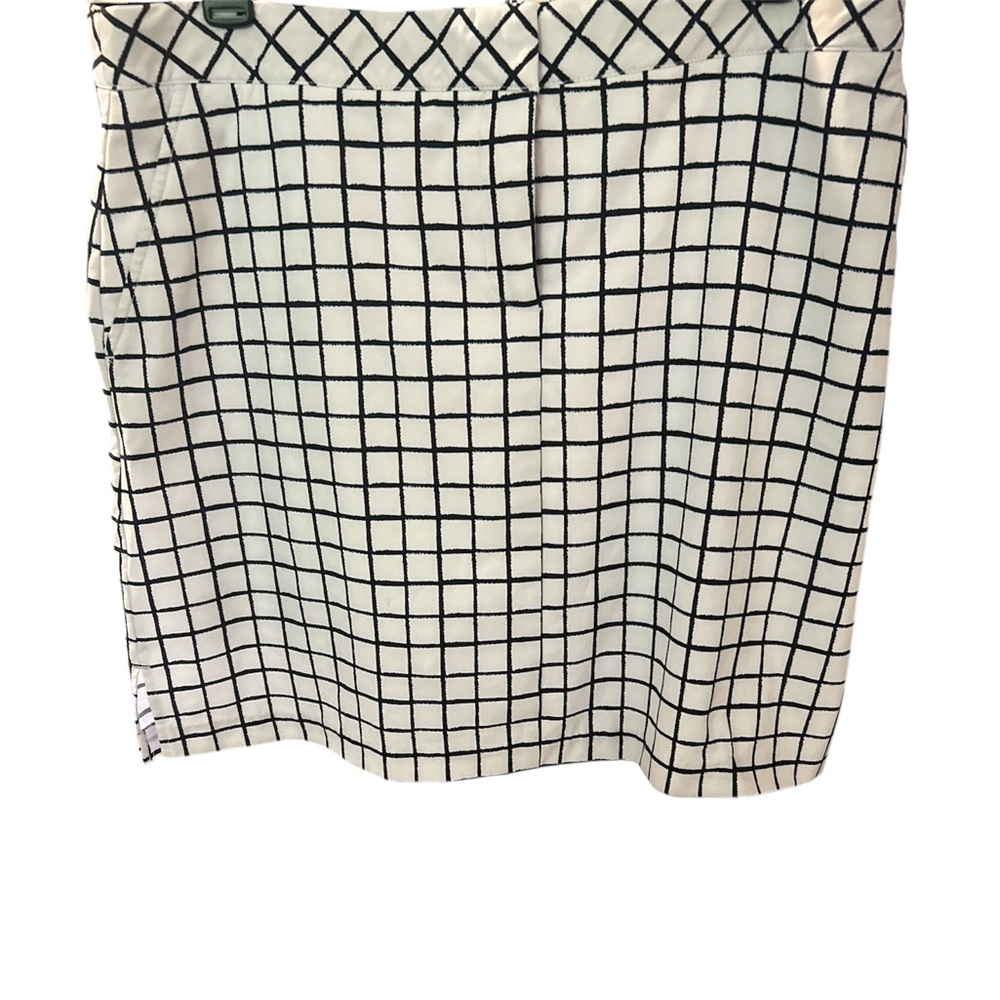 IZOD Checkered Women's Skort L 17.5 W 16.5 I 4